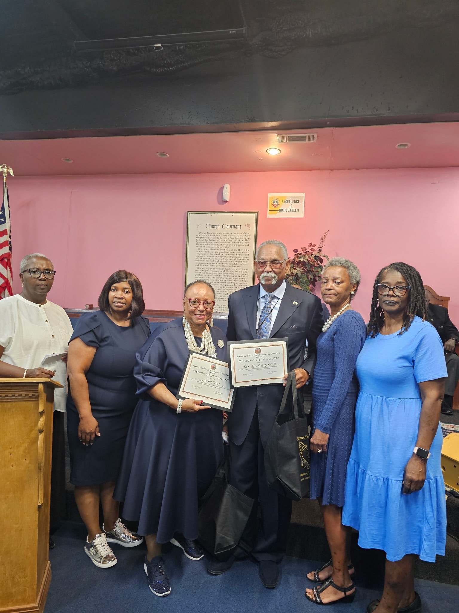 BCDC Senior Citizen Salute award ceremony group