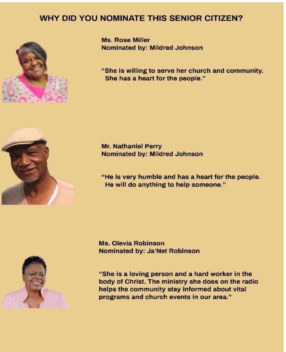 BCDC Senior Citizen Salute nominees portrait